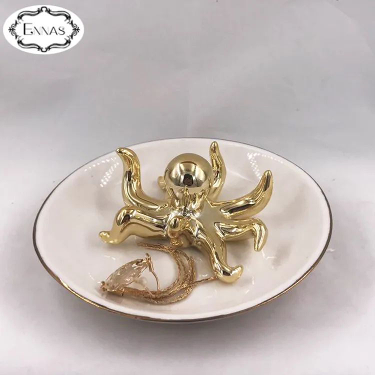 Customized Fun Jewelry Tray Animal Ceramic Tray