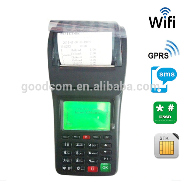 Customizable handheld parking ticket machine, food delivery by default for receiving food orders form phone or website