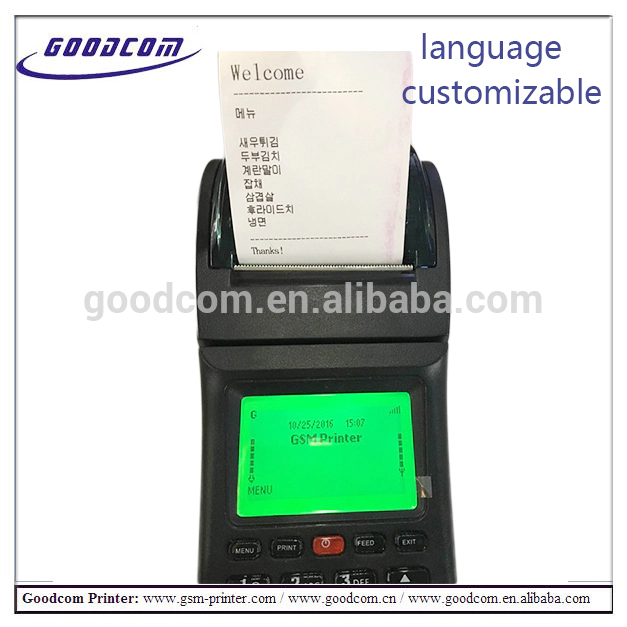 handheld POS Printer supports WIFI and GSM Sim Card Thermal Printer for Restaurant online orders,Bill payment or Email orders
