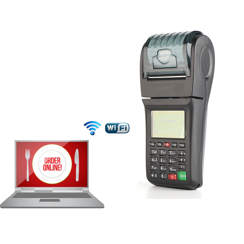 WIFI GPRS Thermal Receipt Mobile POS For Bill Payment Mobile Topup and Lotto bus Ticket printing