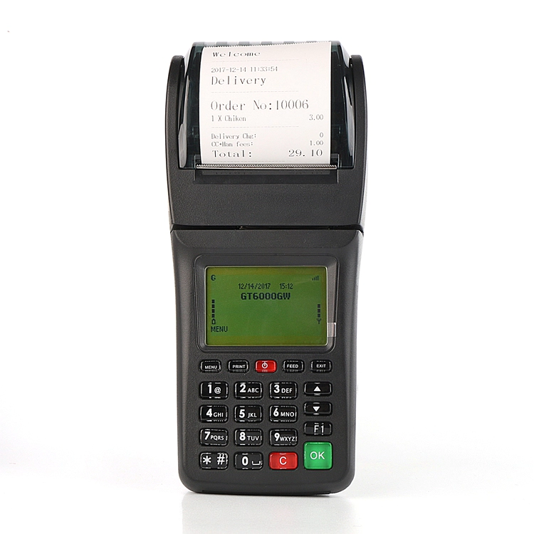 Wifi 3GGPRS SMS Supported Handheld POS Terminal with Printer