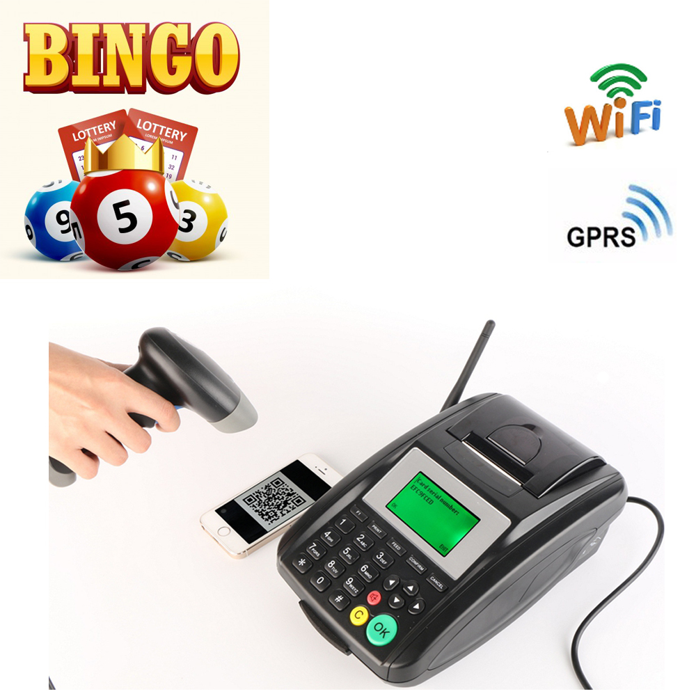 GT5000SW Goodcom GPRS and WIFI thermal Printer for Bingo Lotto, optional with barcode scanner