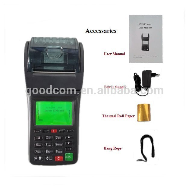 Handheld billing and ticketing device for receiving orders form phone or website via 3G WIFI