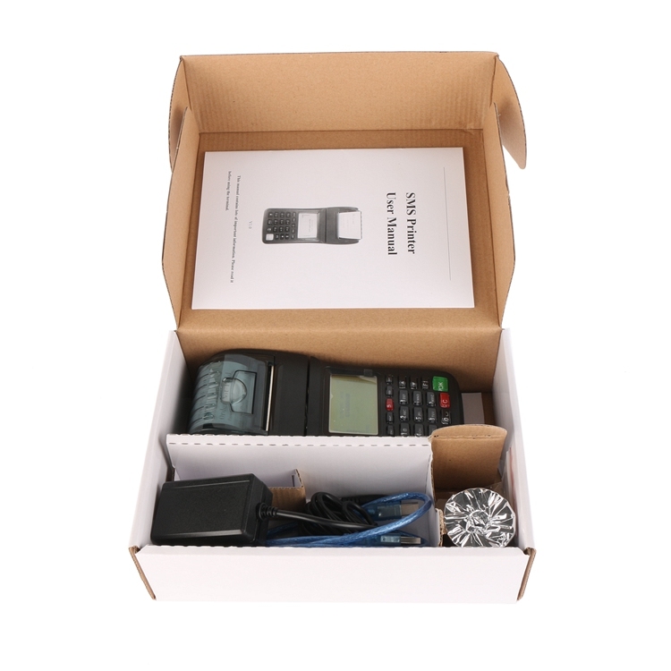 Handheld GPRS Wifi Ticket Printer Payment Terminal for Car Parking System