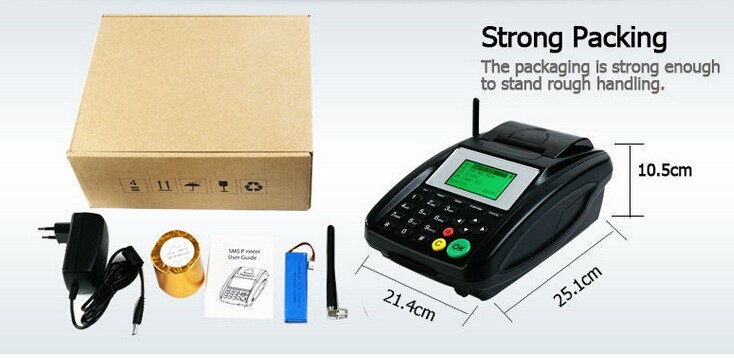 GT5000SW Goodcom GPRS and WIFI thermal Printer for Bingo Lotto, optional with barcode scanner