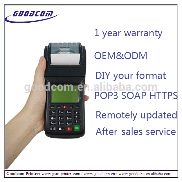 handheld POS Printer supports WIFI and GSM Sim Card Thermal Printer for Restaurant online orders,Bill payment or Email orders