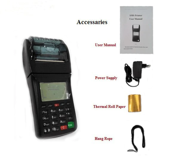 3G Mobile Receipt Printer GT6000G with Built in POS System for Restaurant/Bill Payment/Lottery etc