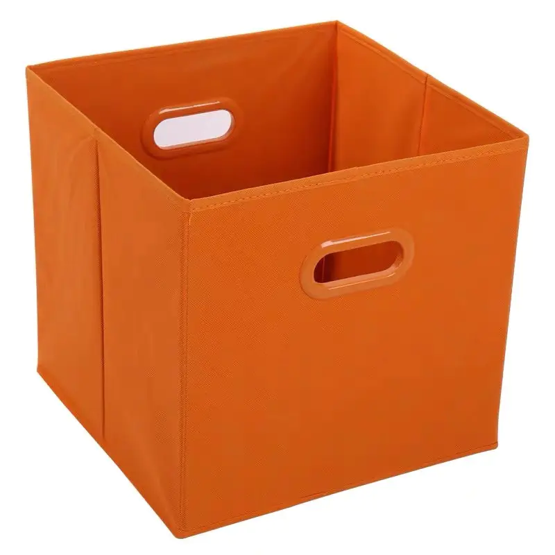 China Houseware Cheap Price Cardboard Foldable jewerlyNonwoven Fabric Container Storage Boxes