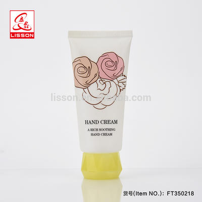 Eco Friendly Colored Hand Cream Container Cosmetic Plastic Tube Packaging With Flip Top Cap