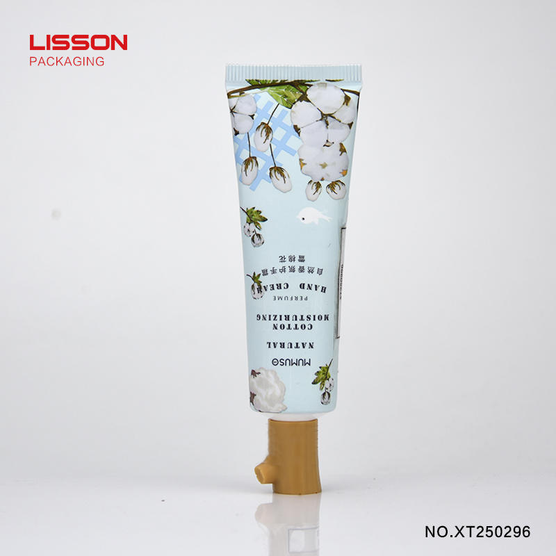 Eco Cosmetic Packaging Plastic Hand Cream Green Tube With SpecialCap