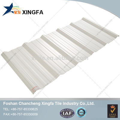 White upvc sheet / waterproof pvc panel roof / plastic roofing sheet for shed