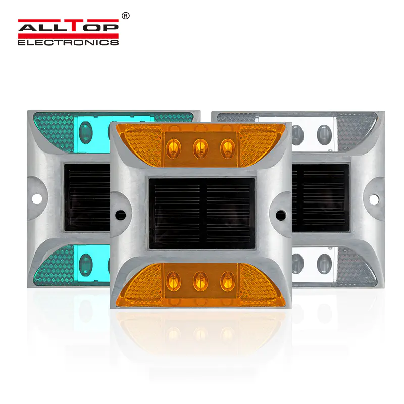 ALLTOP New design outdoor waterproof lighting fixture IP65 led solar road stud