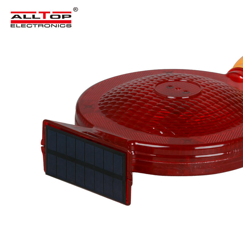 ALLTOP Most popular Led solar road traffic safety strobe warning light with factory price