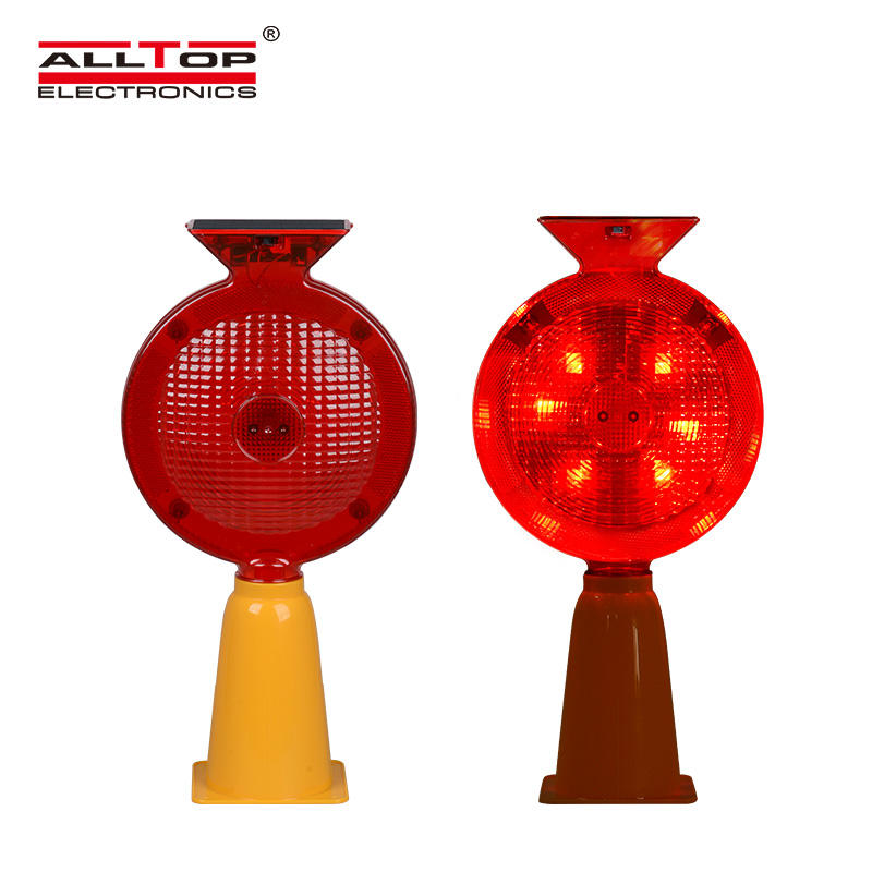 ALLTOP Most popular Led solar road traffic safety strobe warning light with factory price