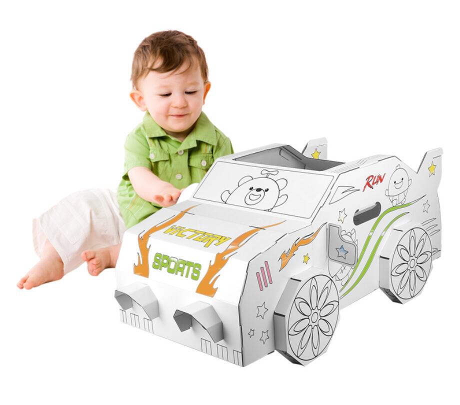 wholesale custom educational toy cardboard castle playhosue