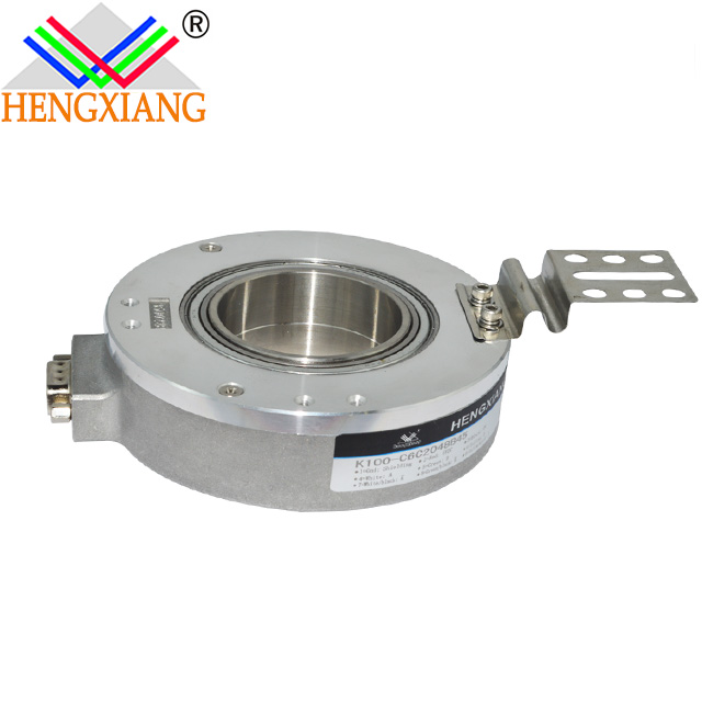 Hengxiang K100 encoder Rotary Potentiometer 10k Distance Measuring Hollow Shaft Encoder ABZ phase,PNP output