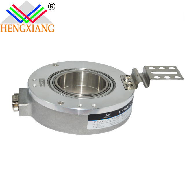 Hengxiang K100 encoder Rotary Potentiometer 10k Distance Measuring Hollow Shaft Encoder ABZ phase,PNP output