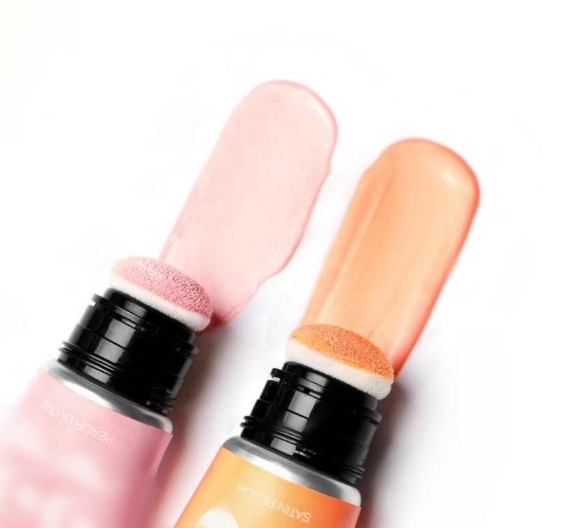 new design cosmetic BB foundation cream tube,cosmetic packaging tube with sponge applicator