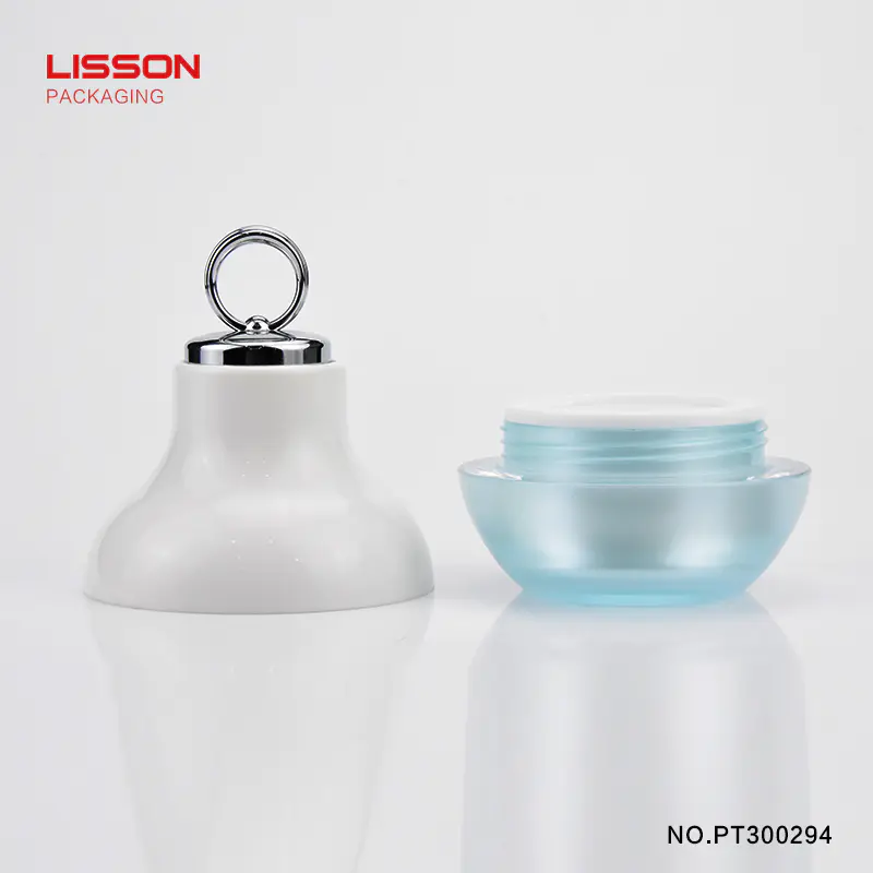 best selling products 50ml cosmetic jar with vibrating massager for skin care