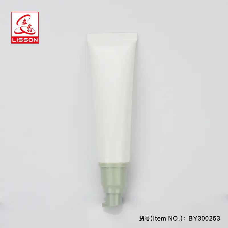 70ml plasticpump bottle with airless head for foam facial cleanser or BB cream