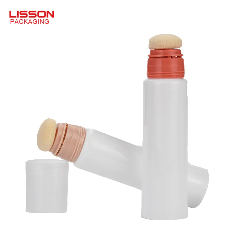100ml Facial Cleaning Plastic Test Tube Container With Brush Cap