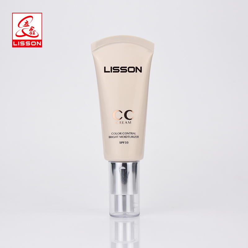 60ml Cosmetic Airless Pump Tube Packaging BB Cream Or Foundation