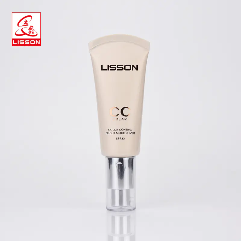 60ml Cosmetic Airless Pump Tube Packaging BB Cream Or Foundation