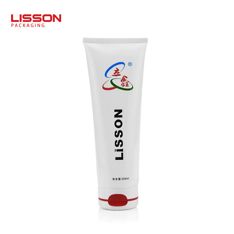 250ml empty custom face cream packaging tube lotion container