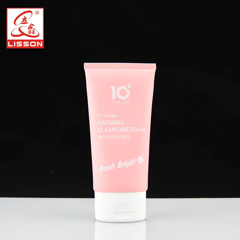 60ml Eco-friendly Empty Oval Cosmetic Plastic Tube Packaging BB Cream Container with Flip Top Cap
