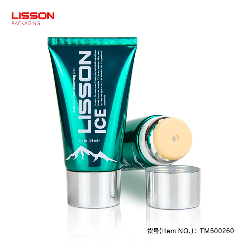 custom empty 100ml squeeze cosmetic shoe polish cream tube packaging with sponge brush