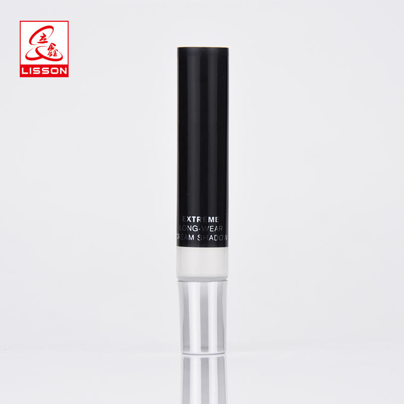 Hot sale cosmetics packaging clear plastic essence cream tube