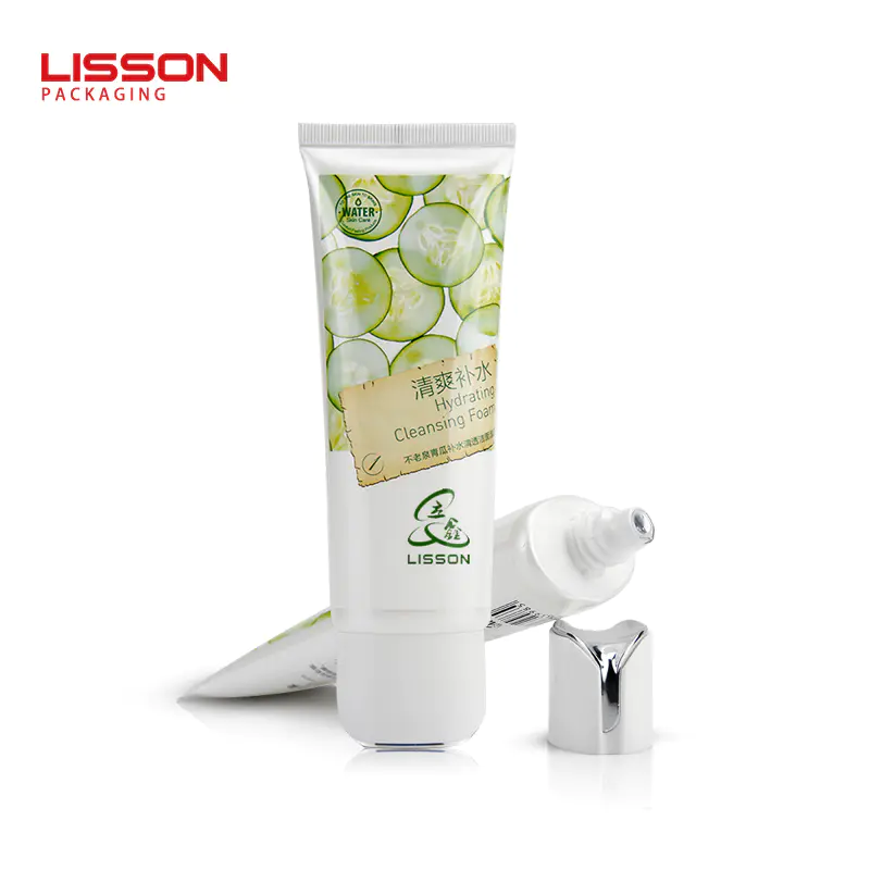 110g empty OEM skincare face wash squeeze tube packaging