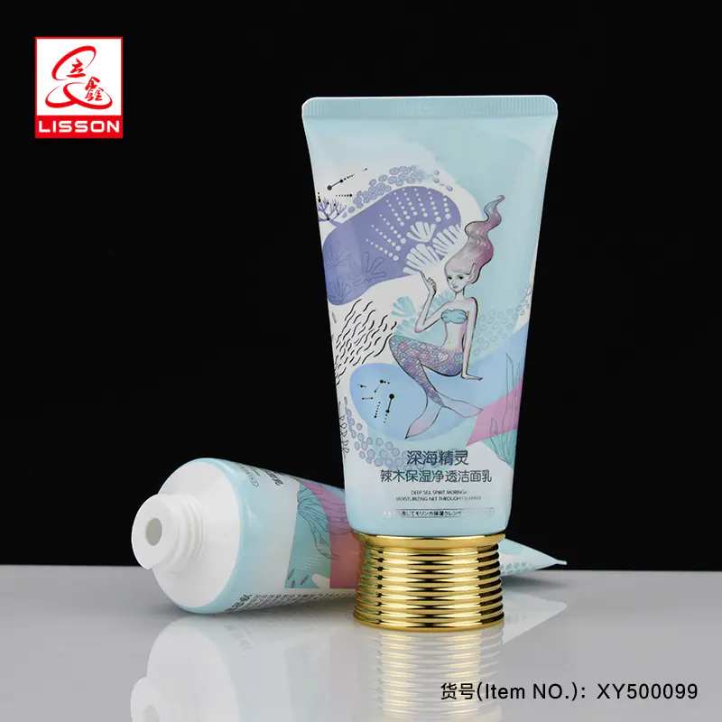 150g EVOH 5 layer facial scrub cosmetic tube packaging with screw cap