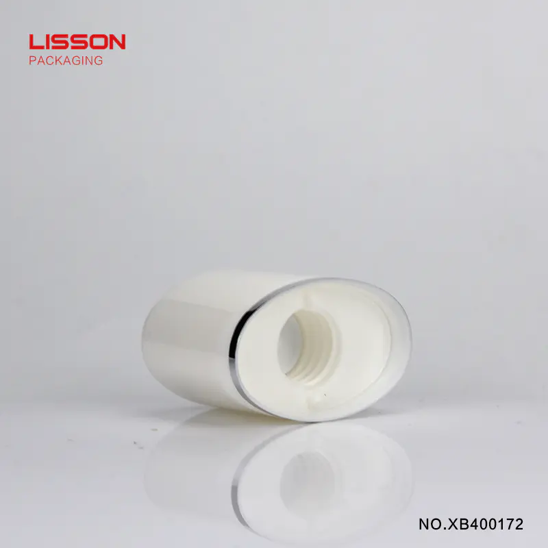 Empty custom Oval Soft Cosmetic squeeze Tubes Packaging With Oval Screw Cap