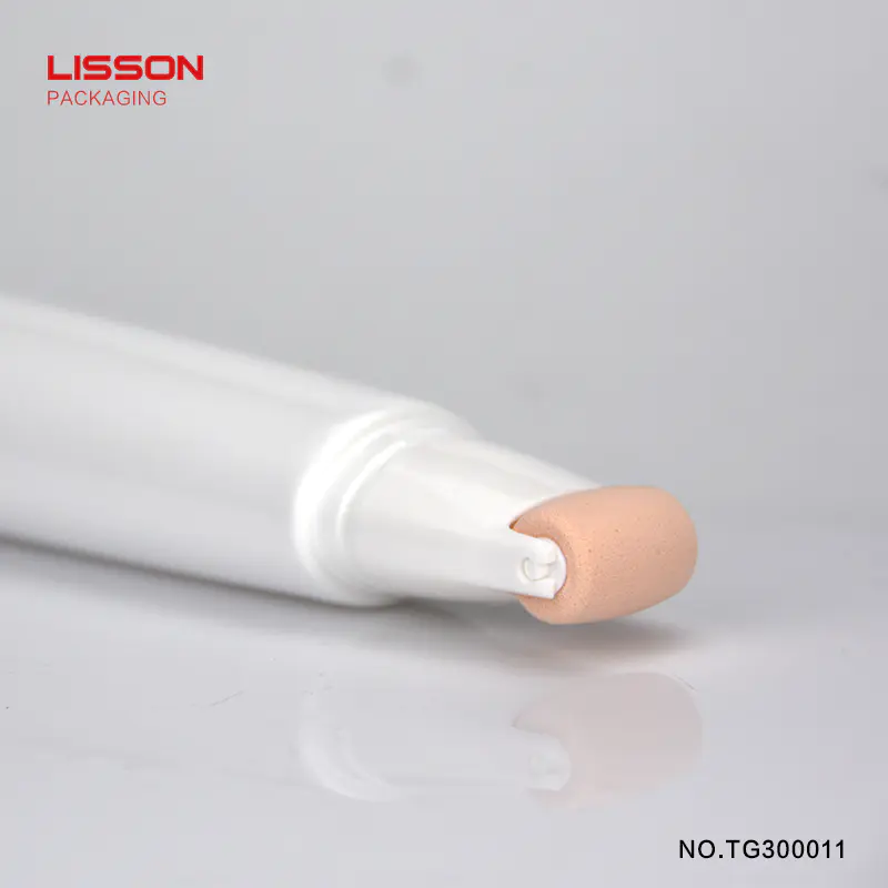 30ml Oval Sponge Applicator Cosmetic Packaging Tube for BB Cream