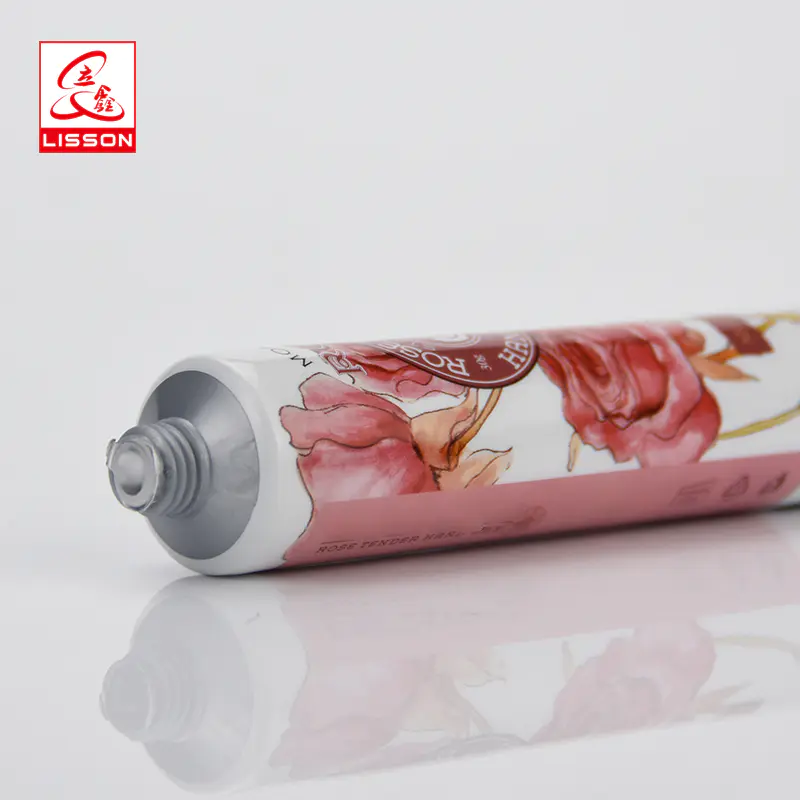 New Design Flower Cosmetic Octagon Tube Packaging With Screw Cap