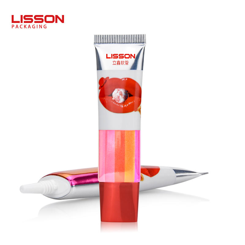 10ml super oval long nozzle BB cream plastic squeeze tubes for cosmetics cream lotion