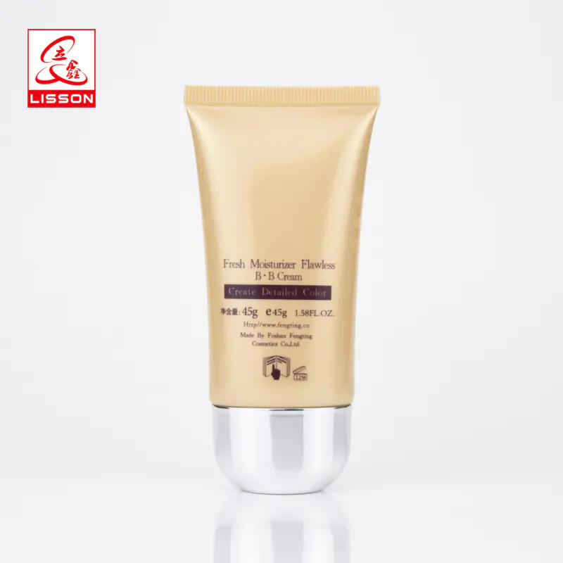 Wholesale Manufacturer Oval Packaging Tube For BB cream Foundation Lotion With Special Cap