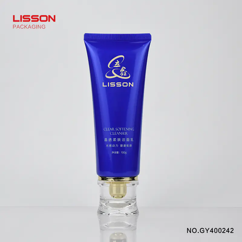 Luxury Looking Cosmetic Plastic skincare face washTube Packaging