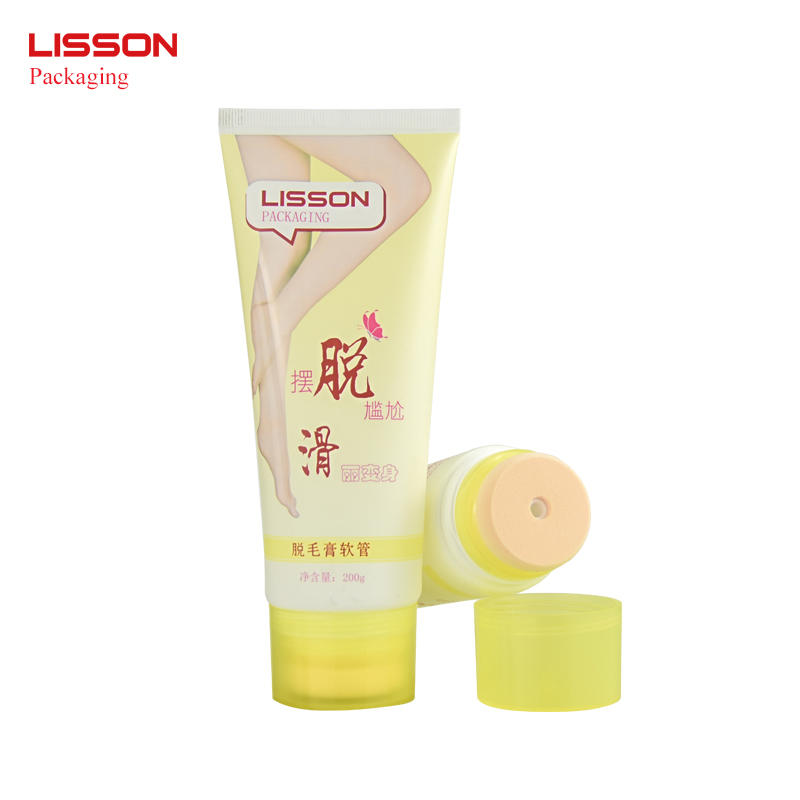 200ml Recyclable makeup packaging sponge tube for BB cream/CC crea/foundation