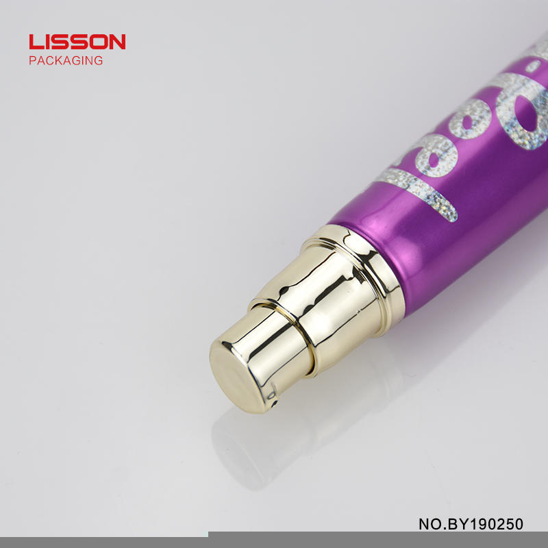 30ml laser printed airless pump cosmetic packaging tube