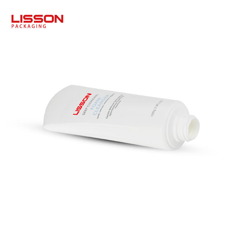 OEM 100 ml empty skincare vibration brush face wash tube packaging roller massage tube
