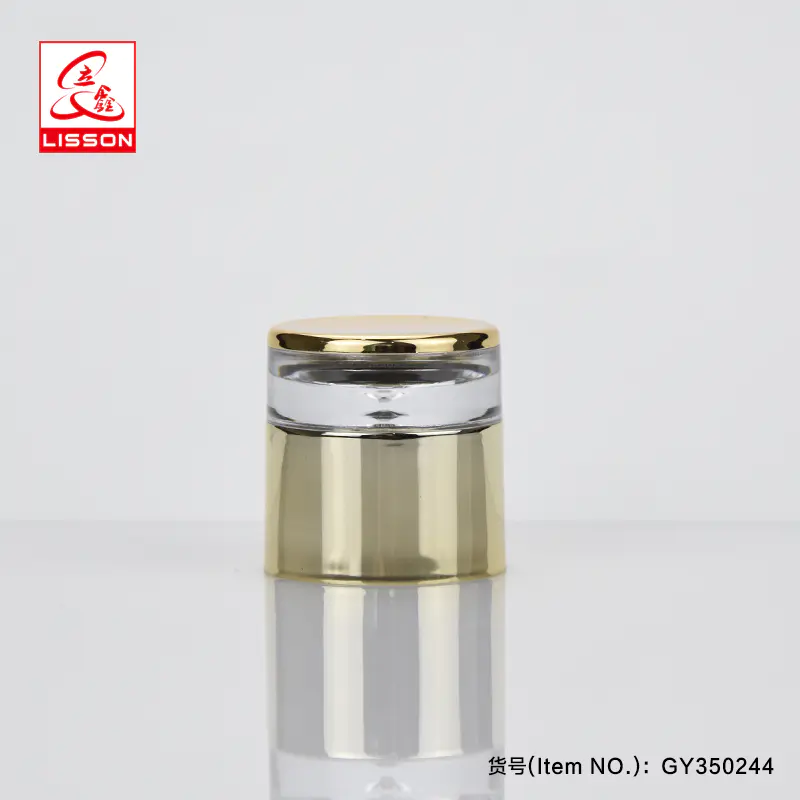 Gold Luxury Cosmetic Tube Packaging With Acrylic Screw Cap For BB Cream