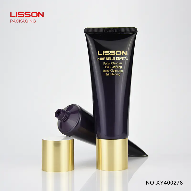 Lisson New Design Container Cosmetic Plastic Tube Packaging With Special Screw Cap