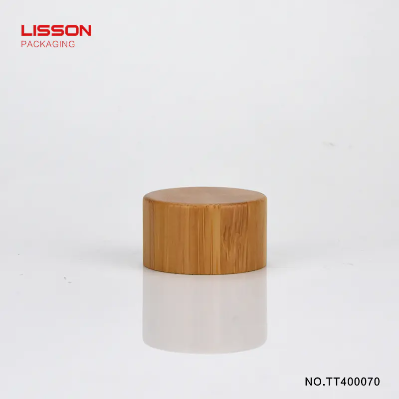 Cosmetic Cream Wood Grain Cosmetic Packaging PE Tube With Wooden Design Cosmetic Tube Packaging Cap