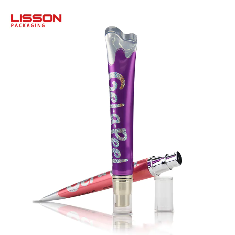 30ml laser printed airless pump cosmetic packaging tube