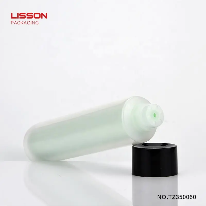 High quality Professional PE plastic tube Dual Chamber with screw on cap
