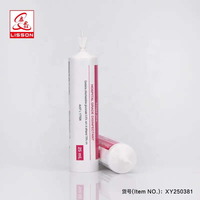 10ml flat flexible plastic tubecosmetic soft tube with twist off