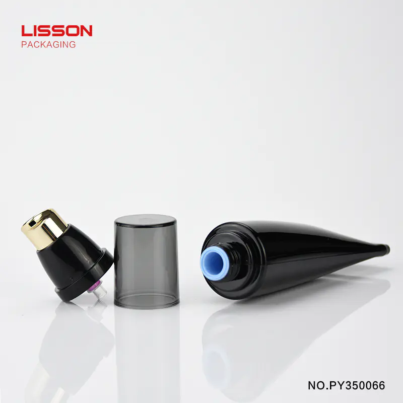 40ml Cosmetic Plastic Airless Pump Tube packaging with inner soft tube and hard outside tube