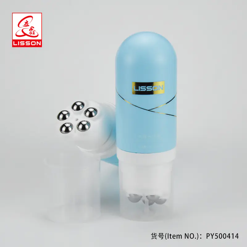 100ml empty custom roller on cosmetic massage ball bottle packaging
